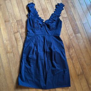 EUC BCBG blue dress with pockets size 2